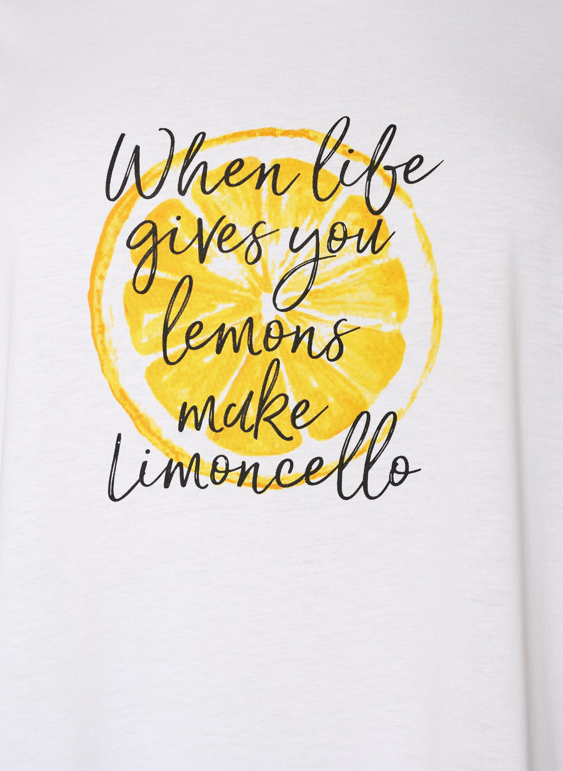 ZizziT-Shirt mit Print, Wei&szlig;, Packshot image number 2