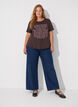 T-Shirt mit Print, Braun, Model image number 1