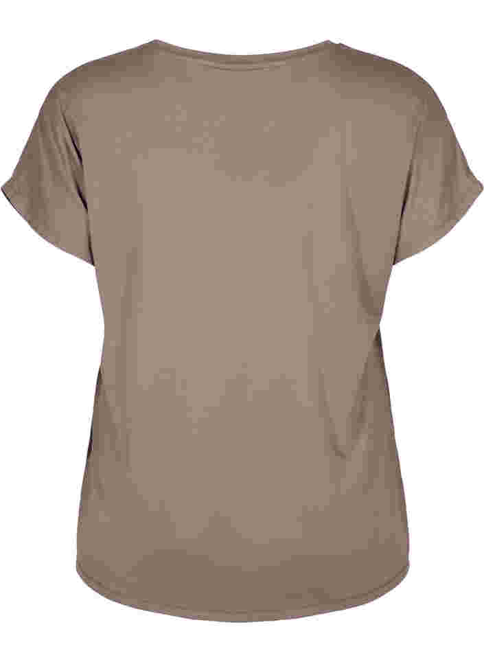 Kurzarm Trainingsshirt, Iron, Packshot image number 1