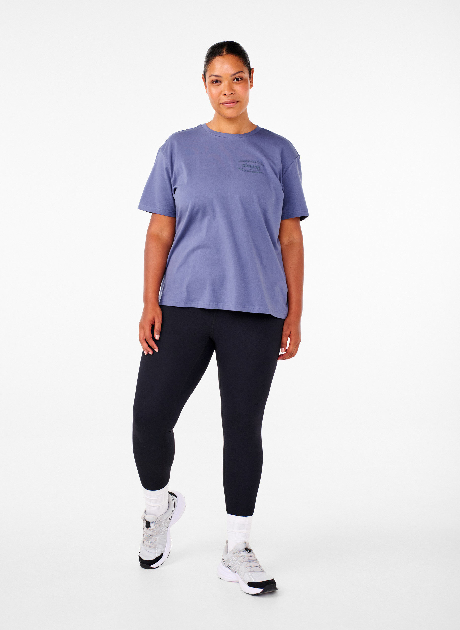 ZizziSportliches T-Shirt aus Bio-Baumwolle, , Model image number 1