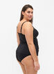 Tankini mit Drapierung, Schwarz, Model image number 1