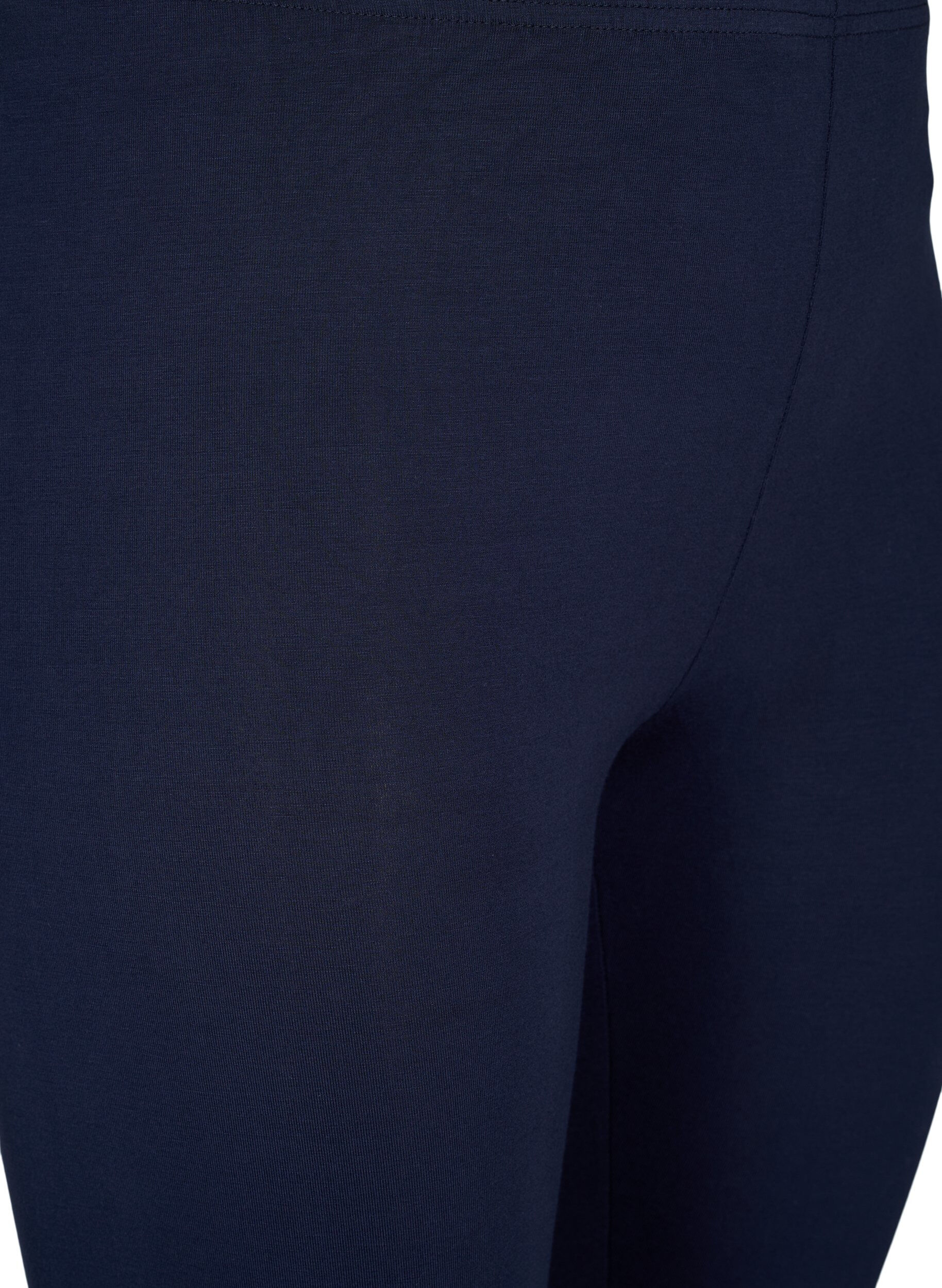 ZizziBasic 3/4-Leggings aus Viskose, Blau, Packshot image number 2