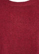 Lange Strickbluse mit Kugelkn&ouml;pfen, Dunkles Bordeaux, Packshot image number 2