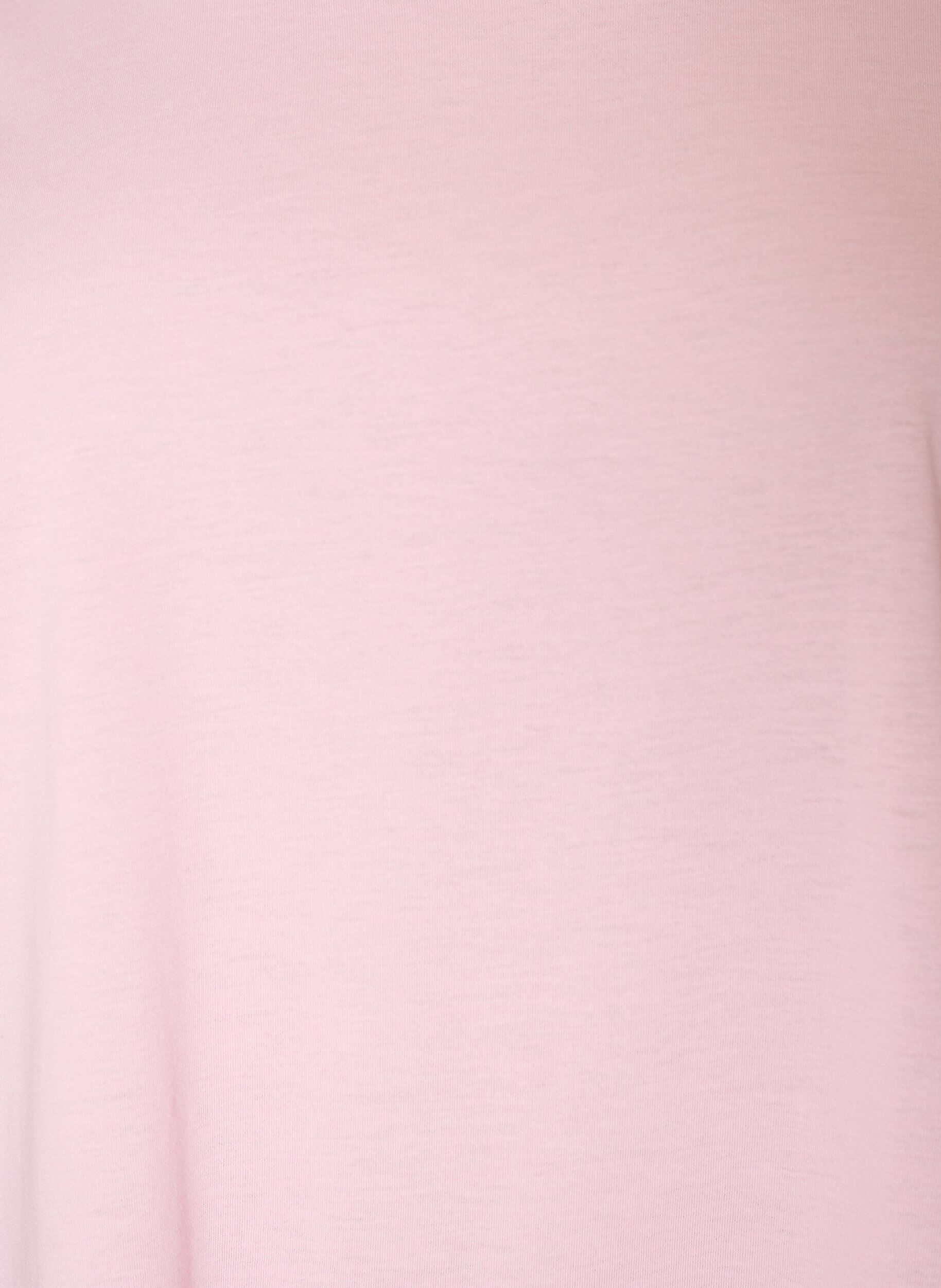 ZizziKurz&auml;rmeliges T-Shirt aus einer Baumwollmischung, Rot, Packshot image number 2
