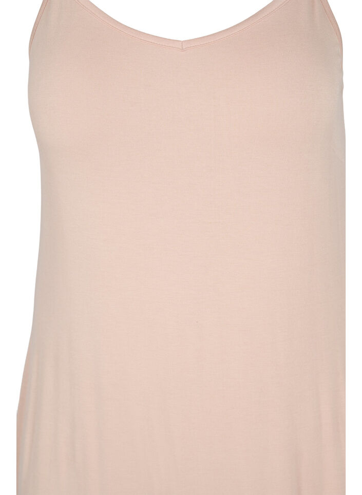Einfarbiges Unterkleid aus Viskose, Vanille, Packshot image number 2
