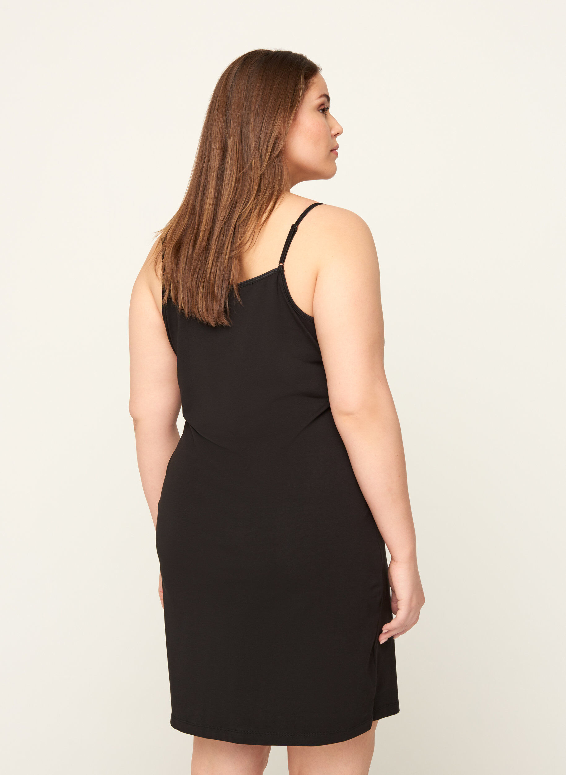 Zizzi Langes Basictop, Black, Model image number 1