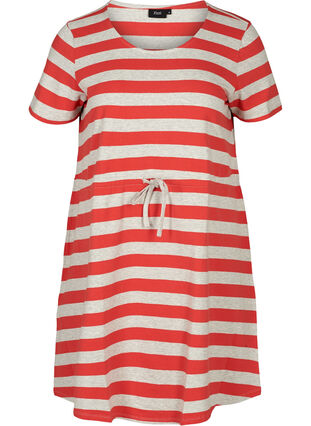 Kurzes Kleid, LGM W. Red Stripe, Packshot image number 0