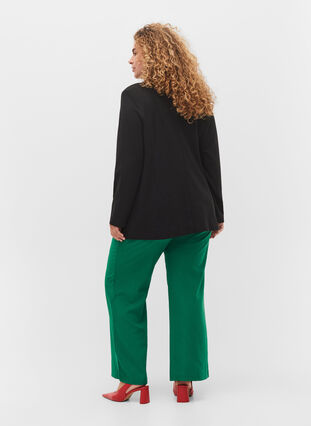 Weite Hose mit Taschen, Verdant Green, Model image number 1
