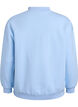 Sweatshirt mit hohem Kragen und langen &Auml;rmeln, Blau, Packshot image number 1