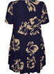 Kleid aus Viskose mit Schnittlinie, Blau, Packshot image number 1