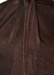 Bluse im Satin-Look mit Ballonform, Braun, Packshot image number 2