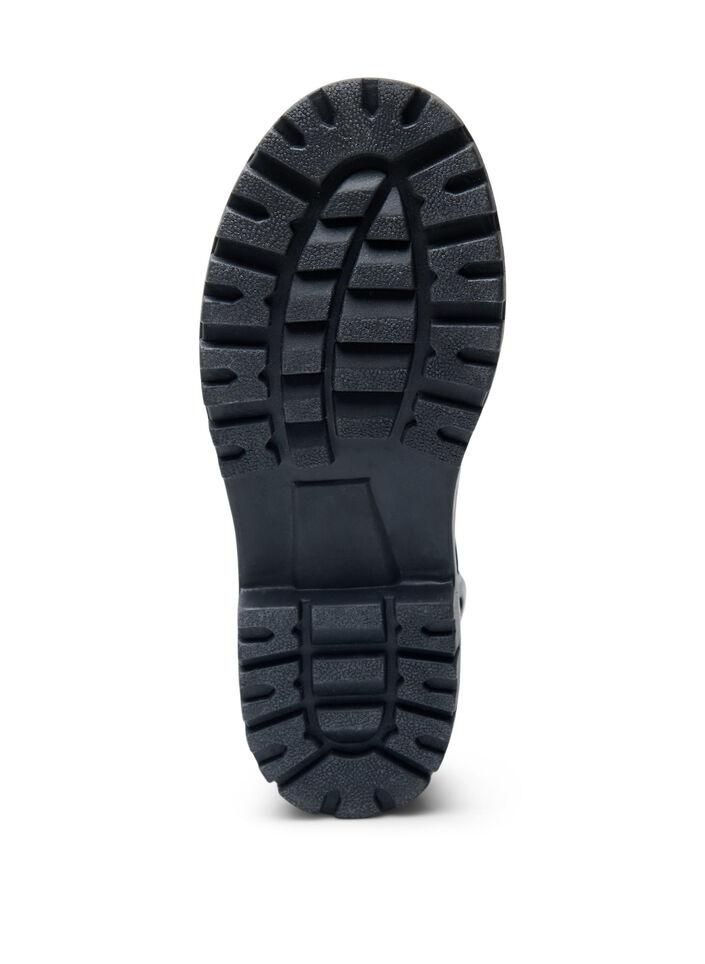Kurze breite Passform Gummistiefel, Black, Packshot image number 4