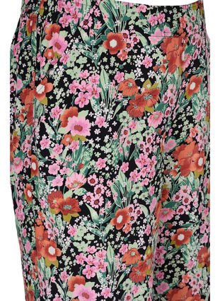 Culottehose mit Blumenprint und Taschen, Green Flower AOP, Packshot image number 2