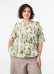 Bluse mit Print und 1/2-&Auml;rmeln, Gr&uuml;n, Model image number 0