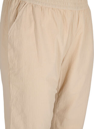 Cropped Hose aus Baumwolle, Oxford Tan, Packshot image number 2