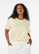 Basic T-Shirt aus Baumwolle mit Rundhalsausschnitt, Gelb, Model image number 0