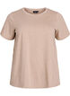Baumwoll-T-Shirt mit Rundhalsausschnitt, Beige, Packshot image number 0
