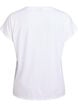 Einfarbiges Trainings-T-Shirt, Wei&szlig;, Packshot image number 1