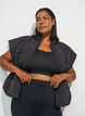 Steppweste mit verstellbarer Taille, Schwarz, Model image number 3