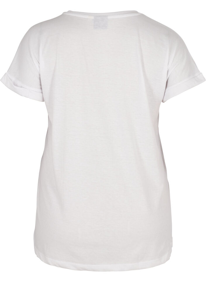 T-Shirt, Bright White, Packshot image number 1