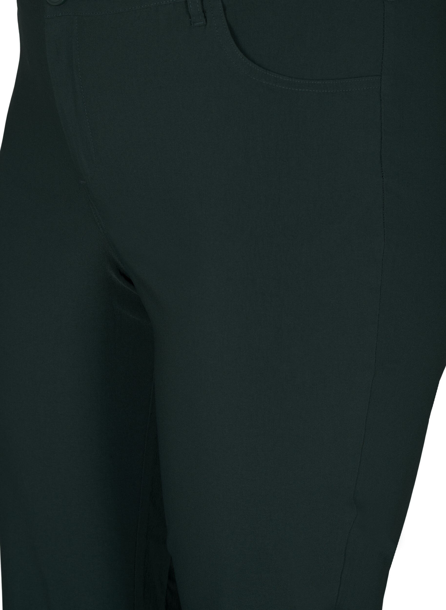 Zizzi Klassische Hose aus Viskosemischung, Gr&uuml;n, Packshot image number 2