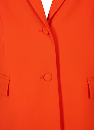 Klassischer Blazer mit Knopfverschluss, Orange.com, Packshot image number 2
