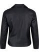 Bikerjacke aus Kunstleder, Schwarz, Packshot image number 1