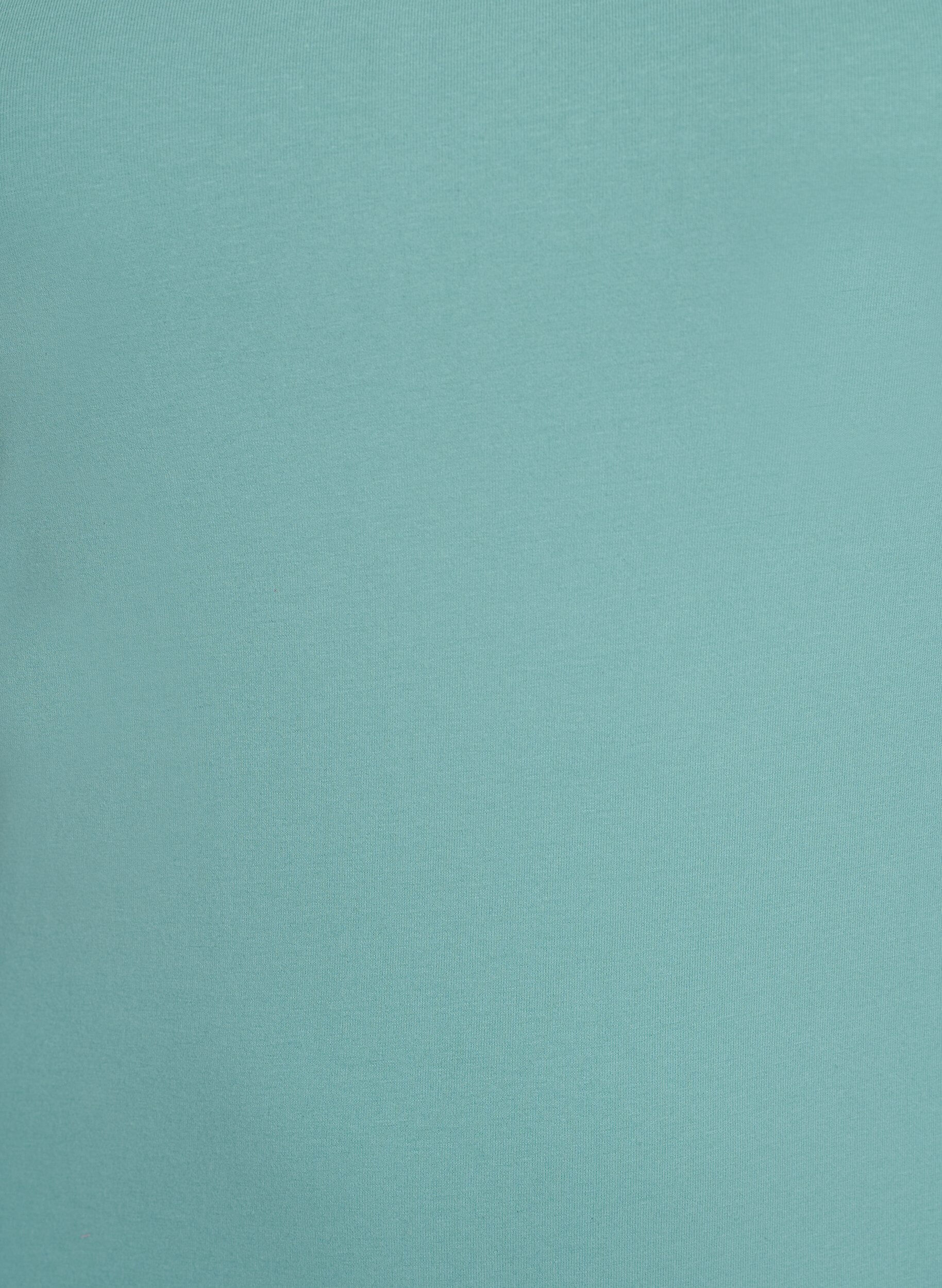 Zizzi Einfarbiges Basic Top aus Baumwolle, Gr&uuml;n, Packshot image number 2