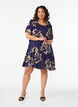 Kleid aus Viskose mit Schnittlinie, Blau, Model image number 1