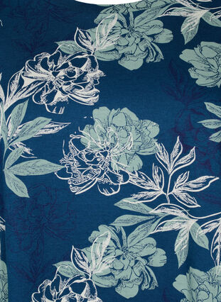 Oversize Nachthemd mit Print, Insignia Blue AOP, Packshot image number 2