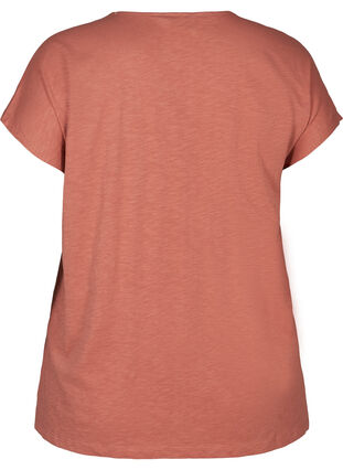T-Shirt mit Print, Old Rose w. Black, Packshot image number 1
