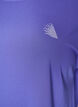 Einfarbiges Trainings-T-Shirt, Blau, Packshot image number 2