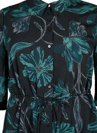 FLASH – Hemdkleid mit Aufdruck, Black Scarab Flower, Packshot image number 2