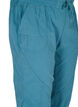 Lockere Caprihose aus Baumwolle, Petrol, Packshot image number 2