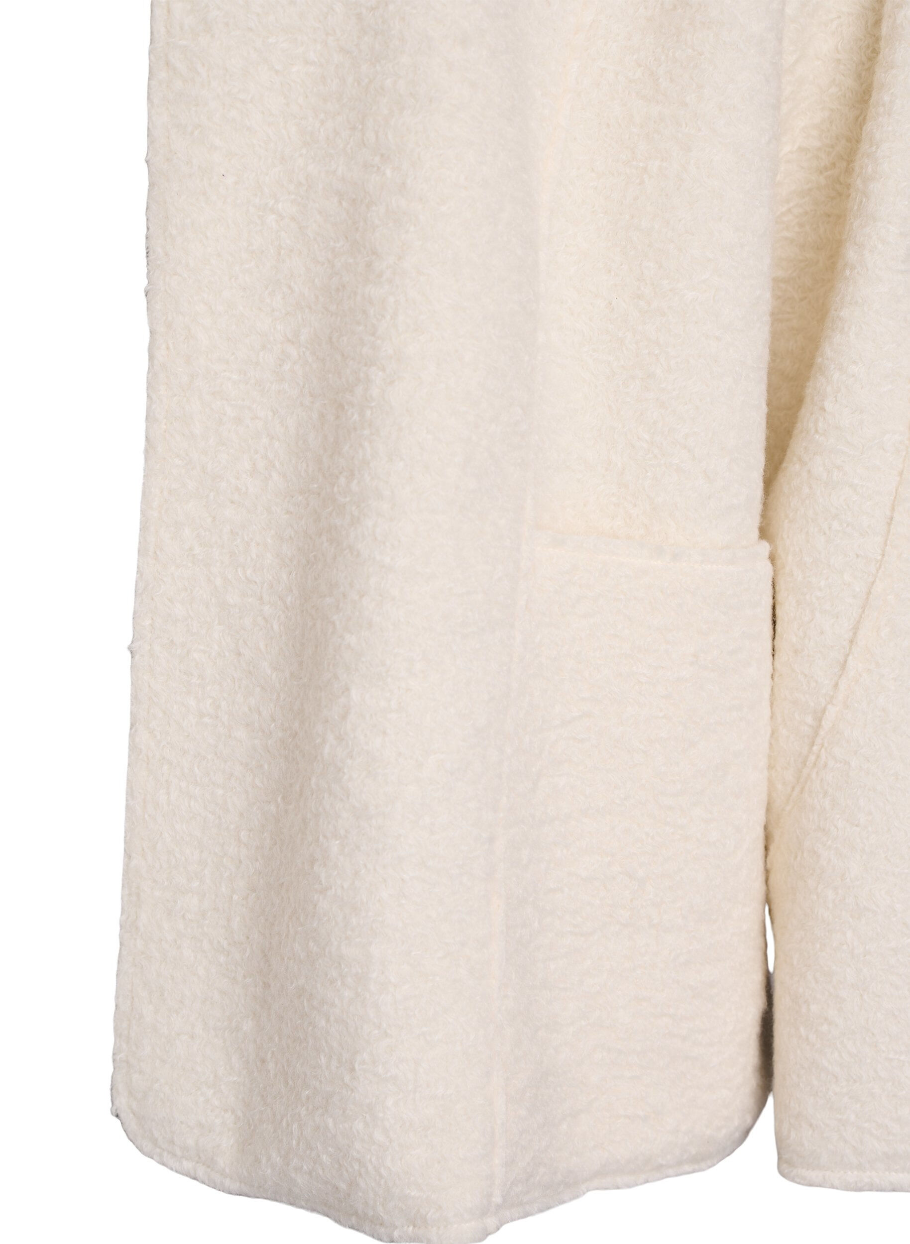 ZizziLockere Strickjacke mit Taschen, Vanille, Packshot image number 3
