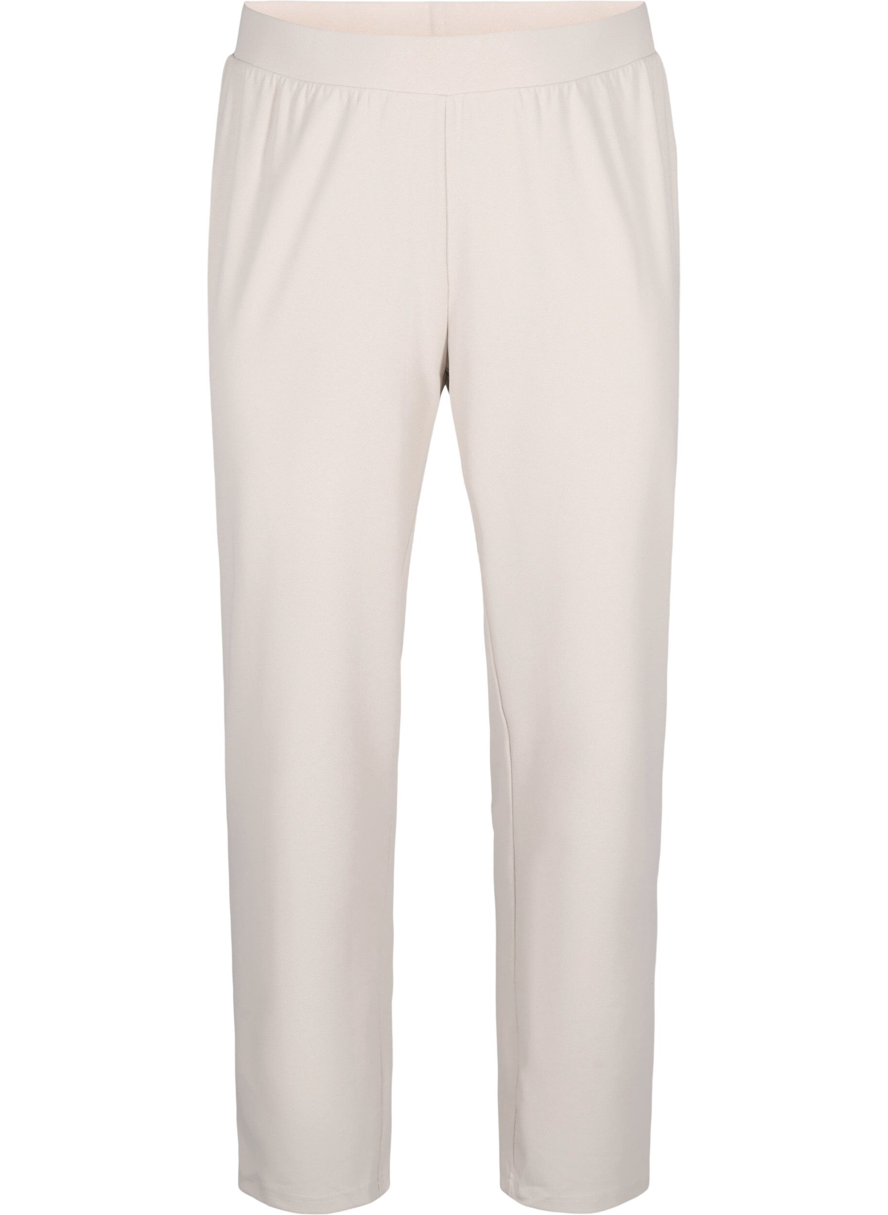 Zizzi FLASH - Hose in Straight Fit, Beige, Packshot image number 0