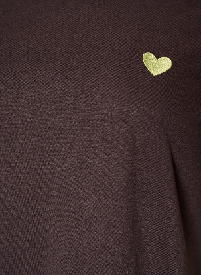 T-Shirt mit Print, Braun, Packshot image number 2