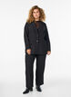 Blazer mit Taschen und Schlitzen, Schwarz, Model image number 1