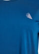 Einfarbiges Trainings-T-Shirt, Blau, Packshot image number 2