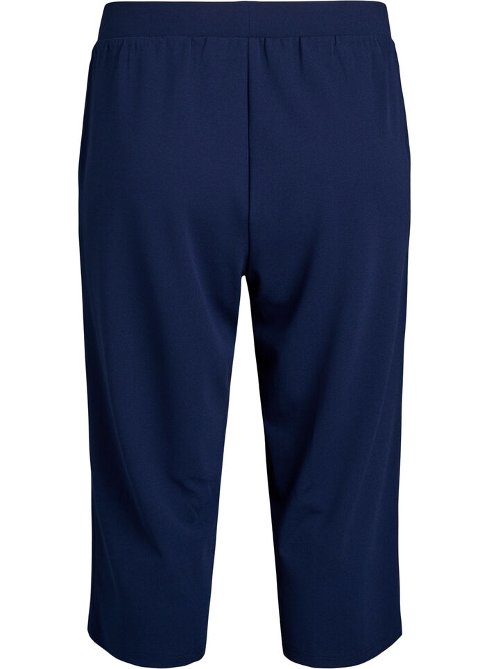 FLASH - Hochtaillierte Knickerbocker mit lockerem Schnitt, Blau, Packshot image number 1