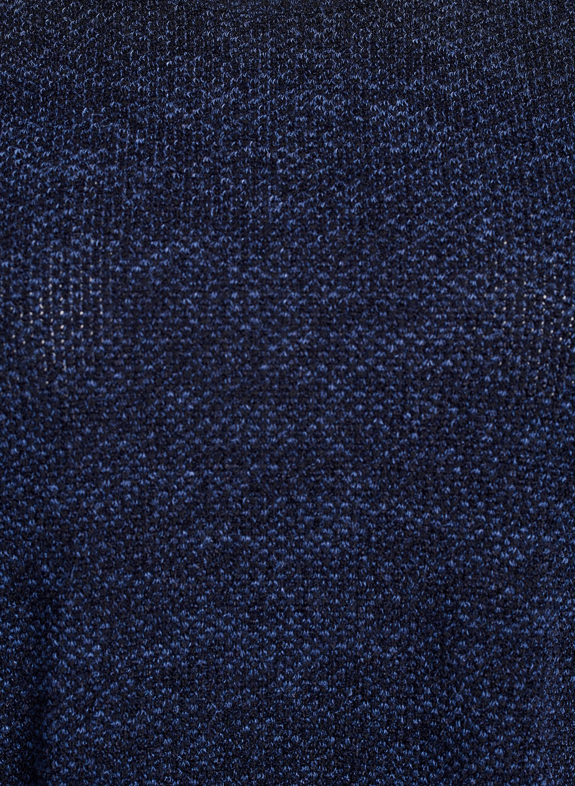 Zizzi Lang&auml;rmelige Bluse mit Struktur, Blau, Packshot image number 2