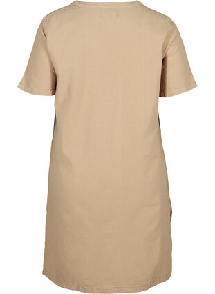 Baumwoll-Kleid mit V-Ausschnitt, Nomad, Packshot image number 1