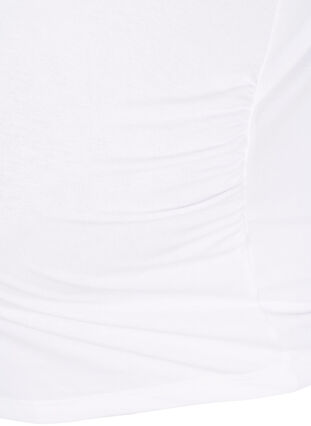 Basic Schwangerschaftsbluse mit langen Ärmeln, White, Packshot image number 3