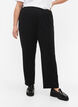 Hose in Straight Fit, Schwarz, Model image number 3