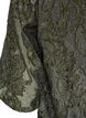 Jacquardbluse mit funkelnden Details und Puff&auml;rmeln, Gr&uuml;n, Packshot image number 3
