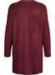 Langer Rippstrick-Cardigan mit offener Front, Rot, Packshot image number 1
