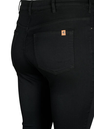 High Waist Amy-Jeans mit Knöpfen, Black, Packshot image number 3
