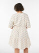 Bedrucktes Kleid aus Baumwolle mit Gummizug in der Taille, Beige, Model image number 2