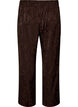 Weite Hose mit Paisleymuster und hoher Taille, Braun, Packshot image number 1