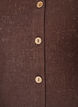 Strukturierte Bluse aus Baumwolle mit Knopfleiste, Braun, Packshot image number 2